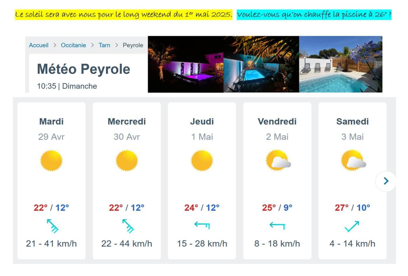 Le Grand Cottage Nature Piscine Chauffee Privee Du Tarn Entre Toulouse Et Albi & Les Cottages Du Tarn Peyrole Екстериор снимка